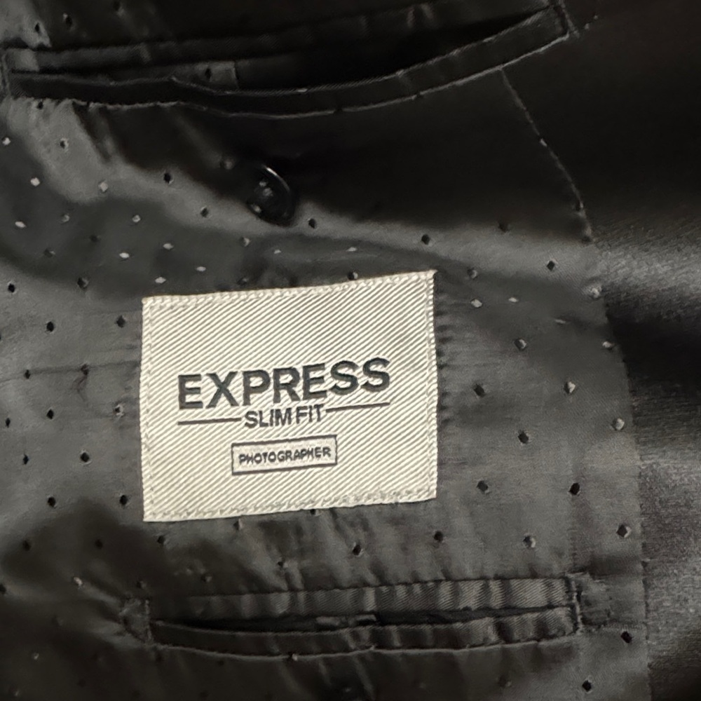 Express Men's Midnight Blue Tuxedo Jacket - Picture 5 of 5
